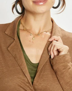 Veste 100% Lin Essential écorce