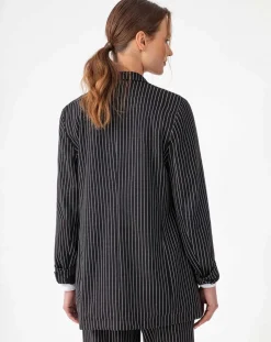 Veste Amance rayure noire