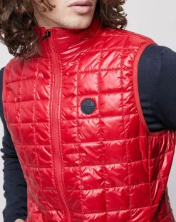 Veste avec doublure amovible Newport 3 couches bleu/rouge