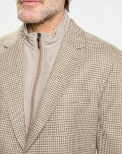 Veste avec parement amovible beige