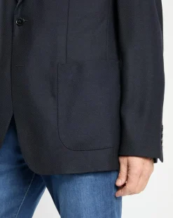 Veste avec parement amovible bleu marine