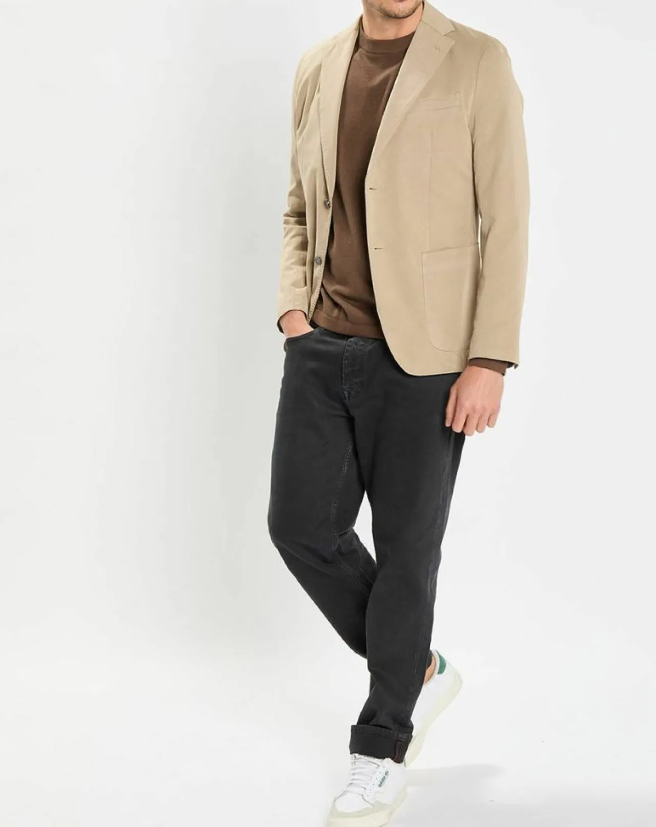 Veste blazer regular fit beige