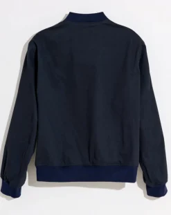 Veste bombers en Coton Campbell marine