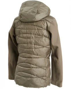 Veste Brenva bi-matière kaki foncé