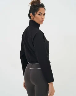 Veste Crop Training noire