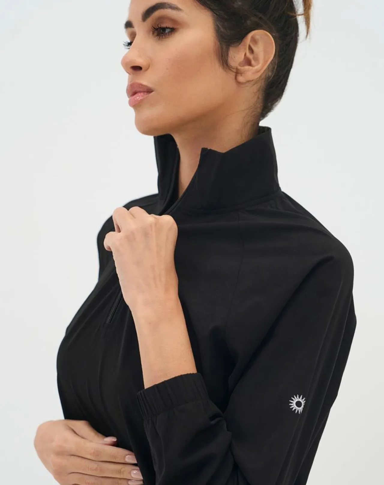 Veste Crop Training noire