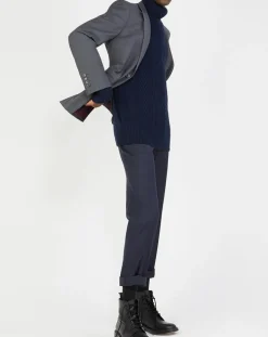 Veste de costume en Laine mélangée Meda Vume grise