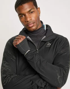 Veste de running réfléchissante Zeroweight Pro Warm noire