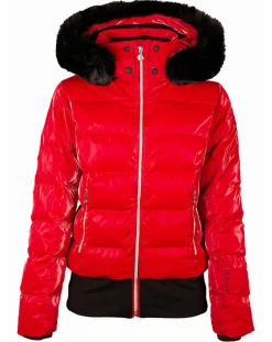 Veste de Ski Candice Ff rouge