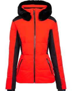 Veste de Ski Cecile Ff rouge