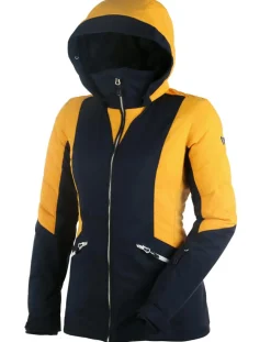 Veste de ski Aravis marine/jaune