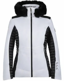 Veste de ski Camille Ff blanc/noir