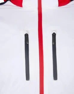 Veste de ski Droites rouge/blanc