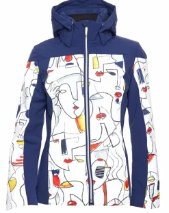 Veste de ski Ecandies bleue