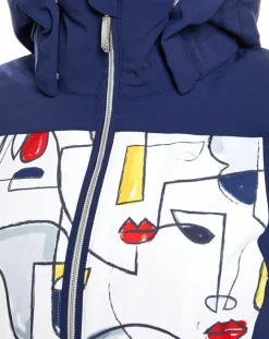 Veste de ski Ecandies bleue