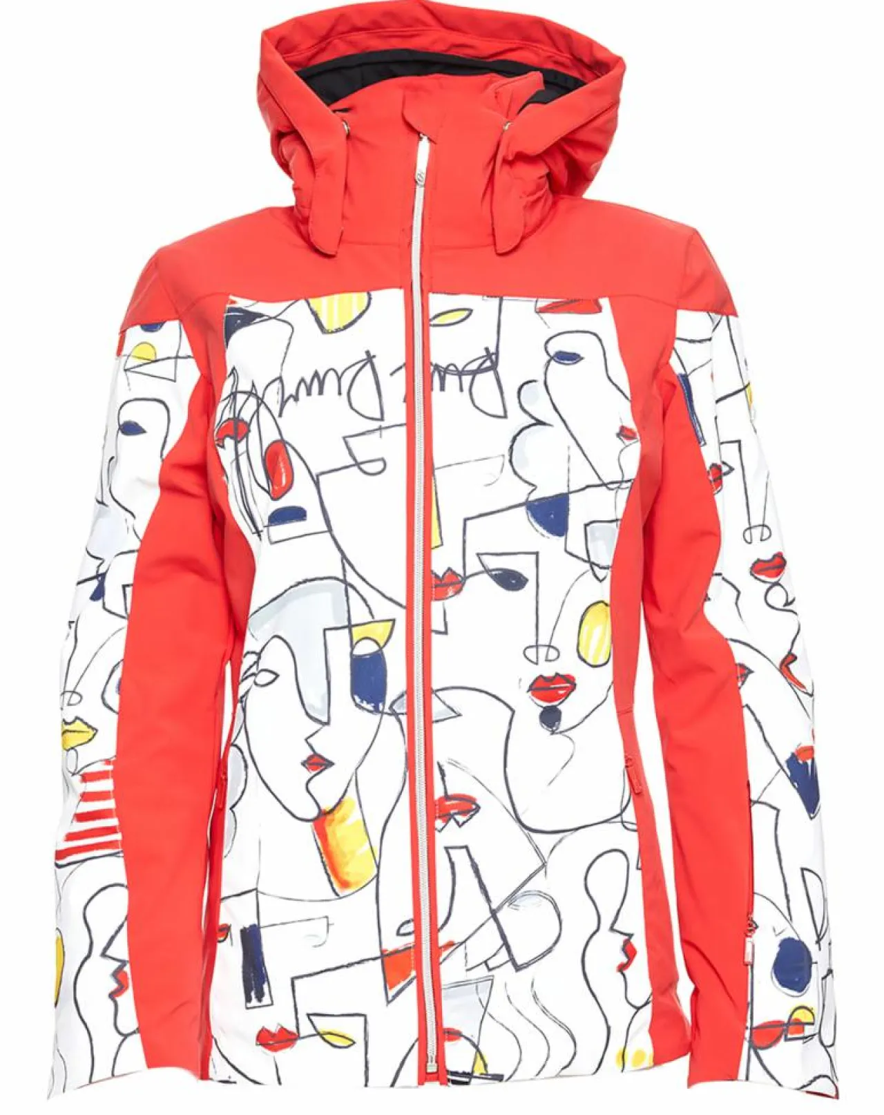 Veste de ski Ecandies rouge