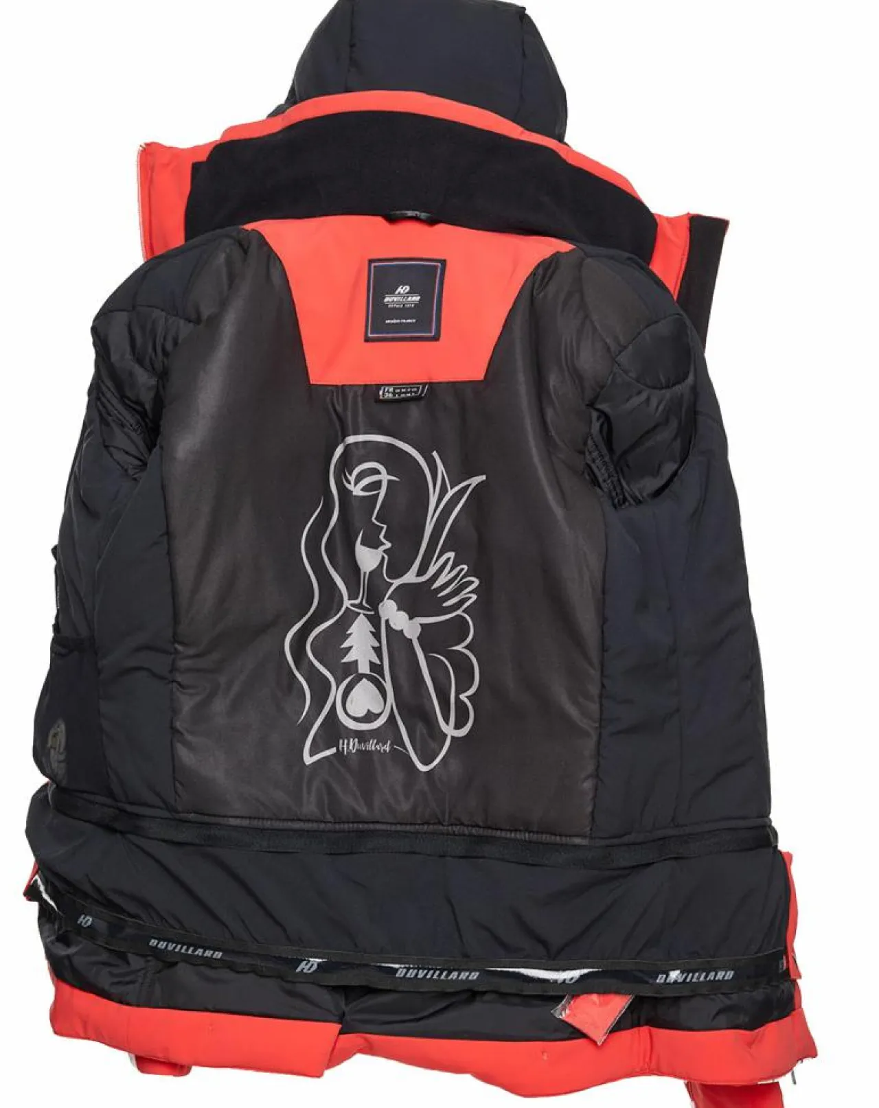 Veste de ski Ecandies rouge