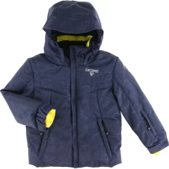 Veste de ski Flam bleu marine lavé