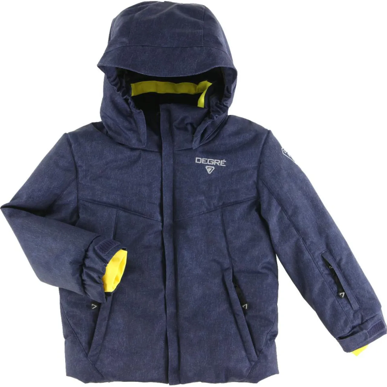 Veste de ski Flam bleu marine lavé