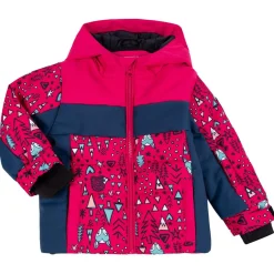Veste de ski Looney rose/bleu