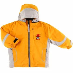 Veste de Ski Luge jaune/gris