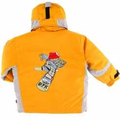 Veste de Ski Luge jaune/gris