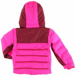 Veste de Ski Maya col fausse fourrure rose ultra