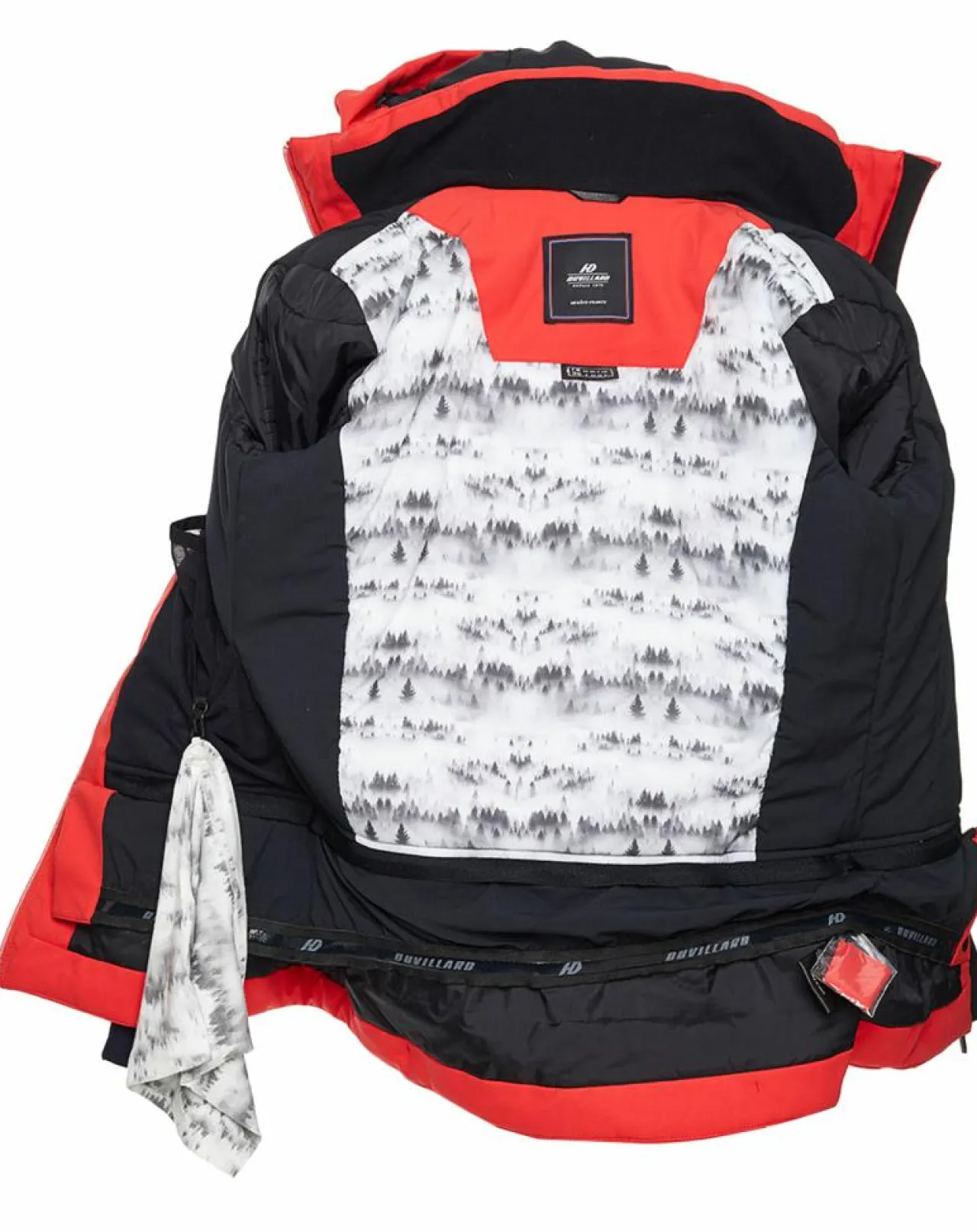 Veste de ski Sella rouge