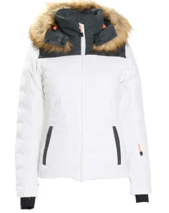 Veste de ski Traqui blanche