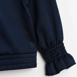 Veste de survêtement Feba bicolore marine/blanc