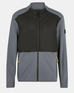 Veste de survêtement zippée Amr Pro Down gris/noir