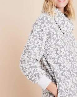 Veste d'intérieur Fauve gris/écru