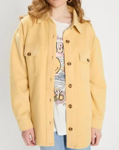 Veste douce Shaket jaune