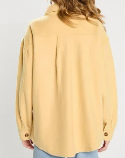 Veste douce Shaket jaune