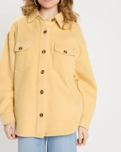 Veste douce Shaket jaune