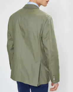 Veste en Coton Canvas kaki