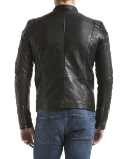Veste en Cuir Ardesco noire