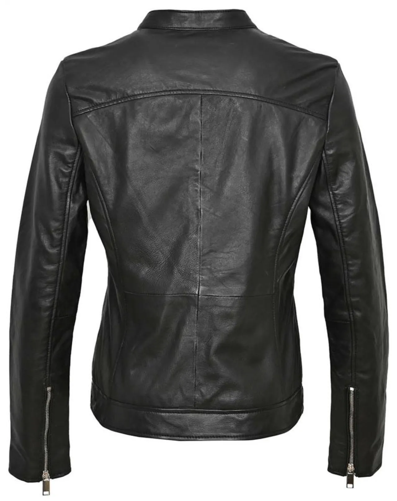 Veste en Cuir Calissy noire