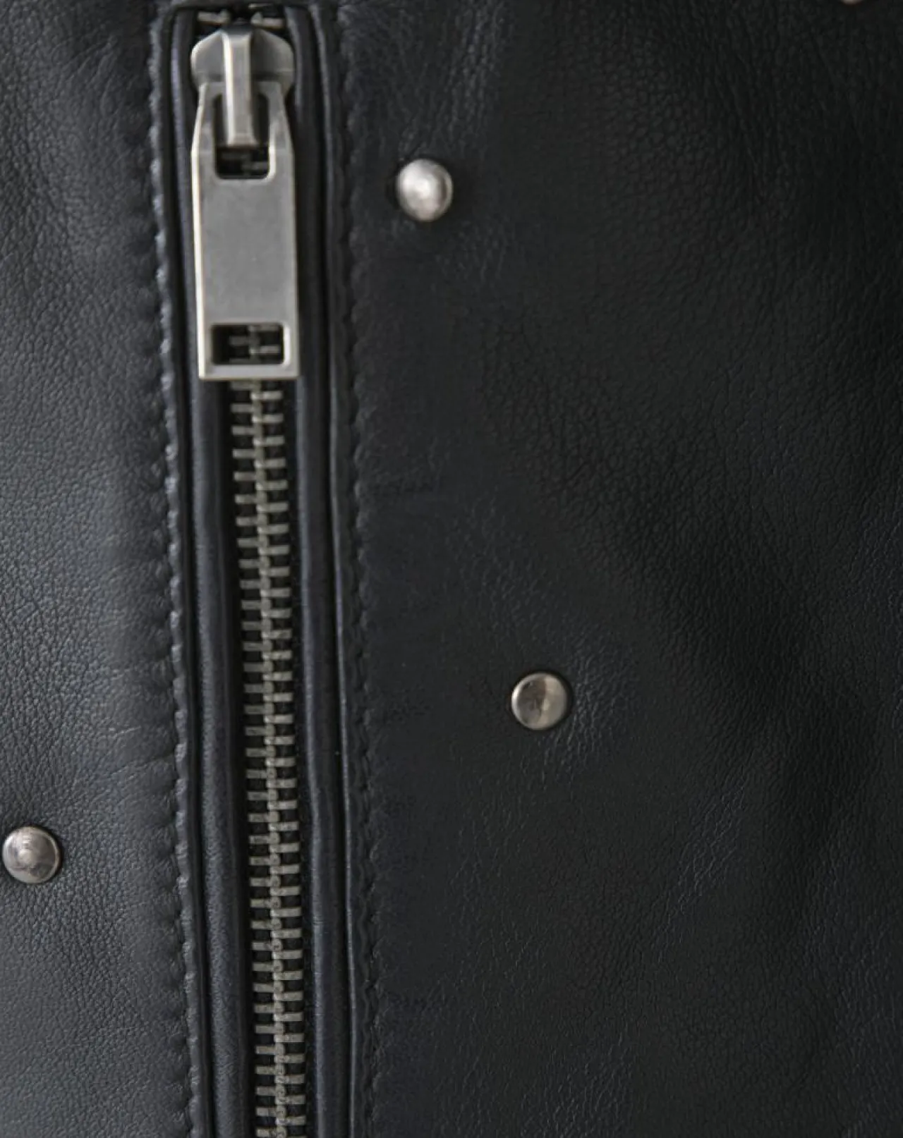 Veste en Cuir Chana noire