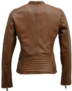 Veste en Cuir Cheyenne cognac