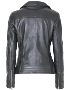 Veste en Cuir Ciara noire