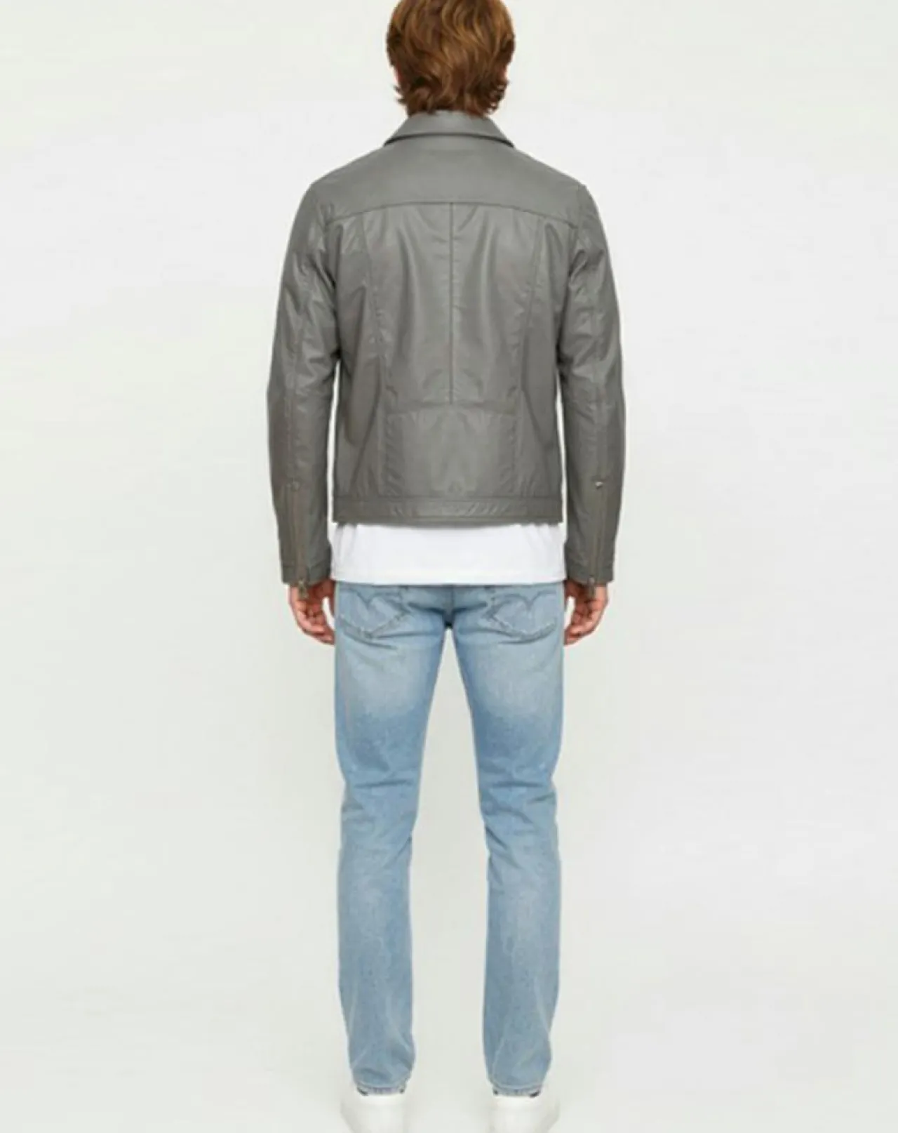 Veste en Cuir Colt vintage grey