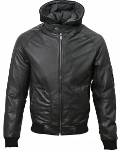 Veste en Cuir Jul noire