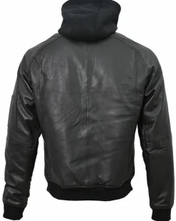 Veste en Cuir Jul noire
