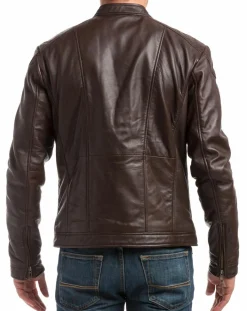 Veste en Cuir Zuzarte marron