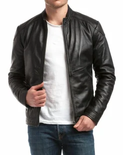 Veste en Cuir Zuzarte noire