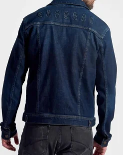Veste en jean Krosse bleu foncé