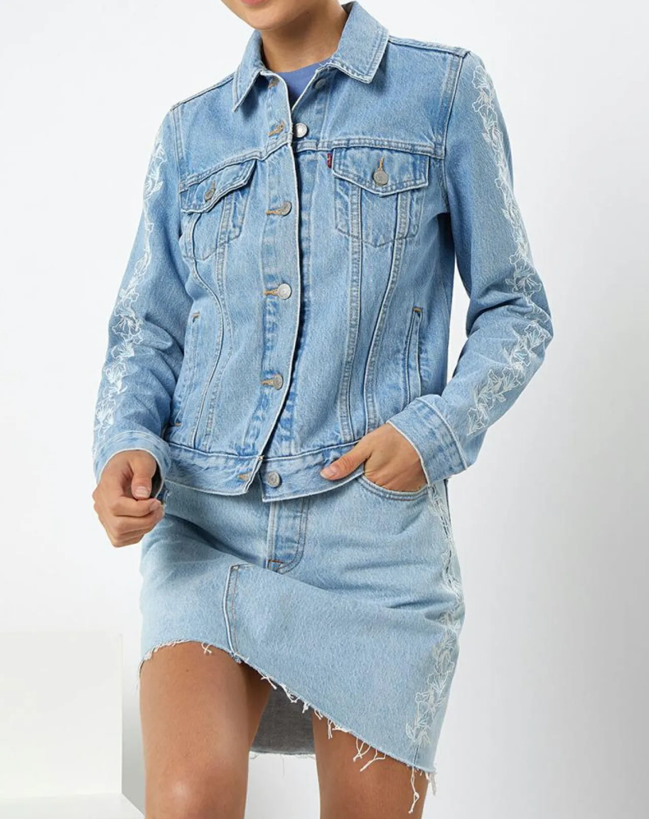 Veste en Jean Original Trucker bleue