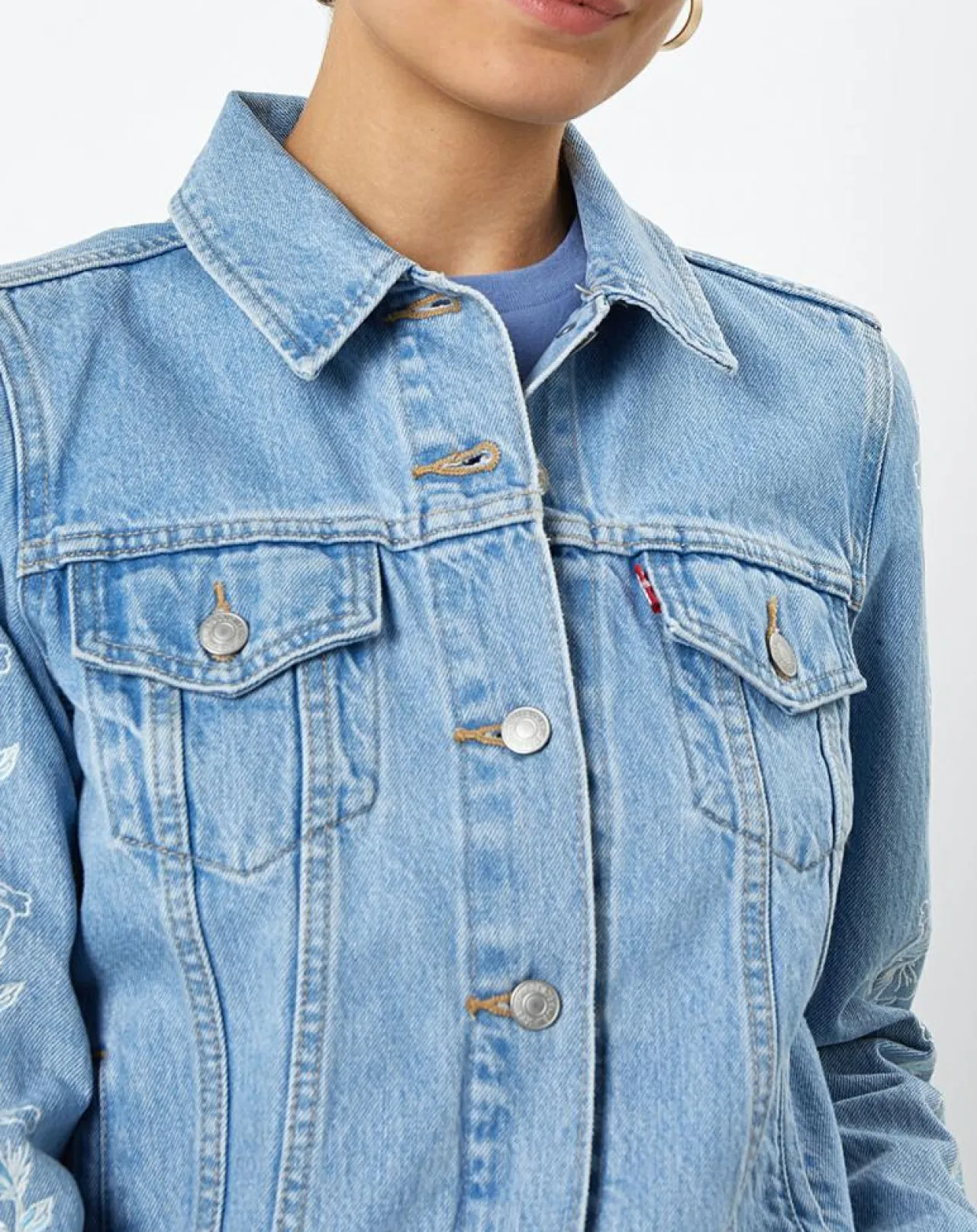 Veste en Jean Original Trucker bleue
