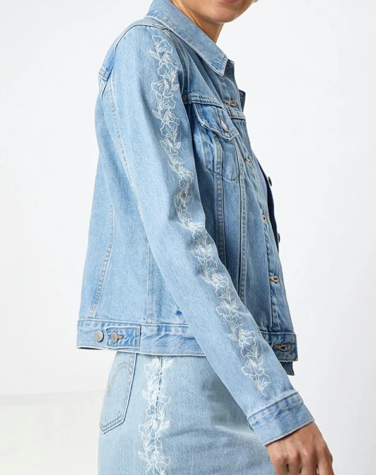 Veste en Jean Original Trucker bleue
